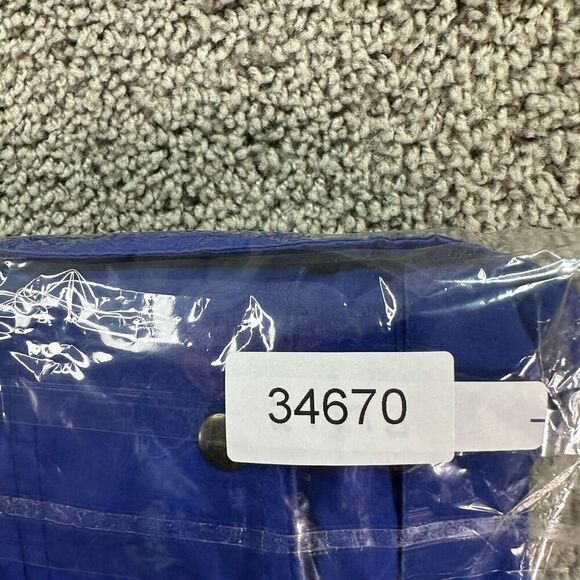 VINTAGE Van Heusen Jacket Mens M Blue White Coloblock Sailing Windbreaker READ - Picture 15 of 15